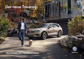 uwe duettmann for vw der neue touareg automobile advertising car advertising ad car