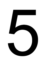 These are great as posters for the wall or to make number books. Large Printable Number 5 Free Printables