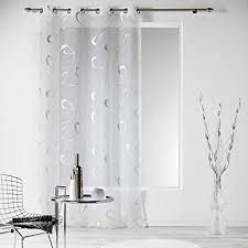 Il est important que le voilage blanc 140x240 que vous achetez contienne toutes les fonctionnalités que vous recherchez. Douceur D Interieur 1624249 Panneau Oeillet Voile Imprime Argent Infinite Blanc Polyester 240 X 140 Cm Amazon Fr Cuisine Maison