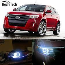 For Ford Edge 2011 2012 Rgb Led Headlight Rings Halo Angel Demon Eyes With Remote Controller Ford Edge Led Headlights Demon Eyes