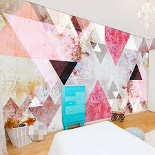 Ozel Herhangi Boyutu Iskandinav Modern Basit Kisilik Soyut Ucgen Geometrik Duvar Dokunmamis 3d Kabartmali Duvar Kagidi Duvar Boyama Kategoride Duvar Kagitlari Www5 Forshopsalon Co