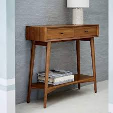 West Elm Mid Century Mini Console Acorn Mid Century Console Furniture Mid Century Furniture