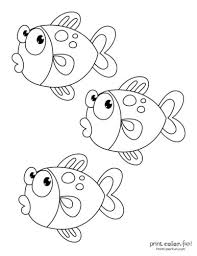 We bet your kids will love them all. Top 100 Fish Coloring Pages Cute Free Printables Print Color Fun