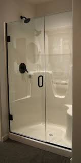 Fiberglass Standing Shower Google Search Fiberglass Shower Door Shower Remodel Tub To Shower Remodel