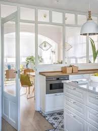 La Maison Joyeuse D Une Blogueuse Espagnole Planete Deco A Homes World Separation Cuisine Salon Cuisine Verriere Amenagement Maison