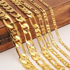Compra Facil Vive Mejor Aliexpress Com Collar De Oro Para Hombre Cadenas De Oro Para Hombres Pulsera De Oro Hombre