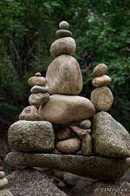Gravity Glue Rock Cairn Rock Garden Landscaping Rock Sculpture