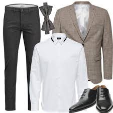 Shop online the latest fw21 collection of solid homme for men on ssense and find the perfect clothing & accessories for you among a great selection. Selected Homme Blazer Dunkelbeige Selected Homme Hemd Schwarz Weiss Men Outfit Fur Herrenoutfits Zum Nachshoppen Auf Stylaholic