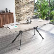 Please send me your quotation including the product picture, the specification. Industrial Dining Table In Wood Effect Black Metal Isaac Furniture123