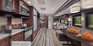 It has a very nice fridge, not one of those small ones that can only hold a few cans. The Fun Awaits 2019 Jay Flight By Jayco Roaming Times