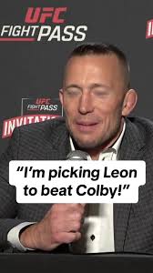 Georges St-Pierre Predicts Leon Edwards Will Triumph Over Colby Covington