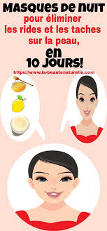 Lmasques De Nuit Pour Eliminer Les Rides Et Les Taches Sur La Peau En 10 Jours Wrinkles Mask Face Treatment Beauty Face