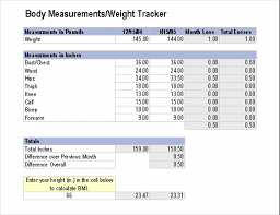 Luckily, you can get started asap because we've compiled a list of 52 free excel templates to help make your life. Measurements Weight Tracker