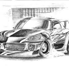 This pdf contains every coloring page i've made so that you can download them all at once. Honda S2000 Street Drifting Cars Coloring Pages Kids Play Color