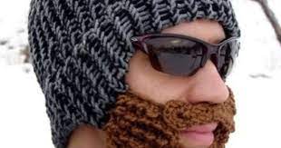 Crochet Striped Beanie Pattern Multiple Sizes Ashlee Marie Crochet Beard Hat Crochet Beard Beard Hat