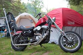 Harley Sportster With Tank Raise And King And Queen Seat My Motorcycle Goal Motorcycle Camping Gear Motorcycle Camping Motorcycle