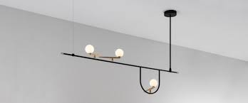 Light is controlled with maximum yield and driven towards the glass diffuser through a transparent pipe with a very low absorption coefficient. Buy Artemide Yanzi Pendant Light Sc 1 Black Brass By Neri Hu Dmlights Com