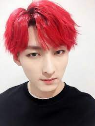Actualizacion En El Fancafe Con Zuho Sf9 Pink Hair Red Hair