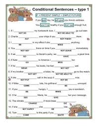 Fill In The Gaps With The Type 1 Conditional Sentences Conditional Sentences Interactive And Downloadable Worksheet You Can Do The Exercises Onlin Conditional Sentence Types Of Sentences English Teaching Materials