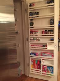 Diy Pantry Door Spice Rack Diy Pantry Pantry Door Storage Door Spice Rack