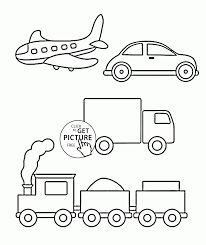 Simple Coloring Pages Of Transportation For Toddlers Coloring Pages Printables Free Wuppsy Easy Coloring Pages Cars Coloring Pages Christmas Coloring Pages