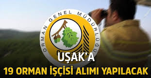Orman genel müdürlüğü işçi alımı için başvuru 14 haziran ile 18 haziran tarihleri arasında i̇şkur üzerinden yapılacak. Usak A 19 Orman Iscisi Alimi Yapilacak