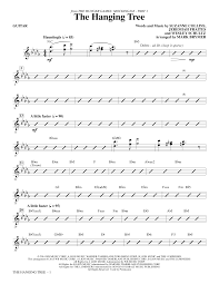 The hanging tree guitar lesson standard chord version jennifer lawrence mockinjay. The Hanging Tree From The Hunger Games Mockingjay Part I Guitar Noten Mark Brymer Chor Instrumental Paket