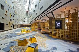 W Dubai The Palm Rmjm Hotels Design Lounge Interiors Hospitality Design