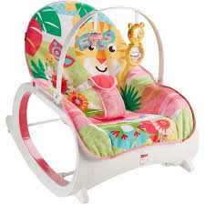 Fisher Price Infant To Toddler Rocker With Removable Bar Pink Safari Walmart Com Baby Rocker Baby Rocker Chair Baby Swings And Bouncers