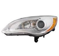 Headlight CAPA Certified Left Hand Driver Side Fits 2011-2014 Chrysler 200  LX/Limited/Touring Model