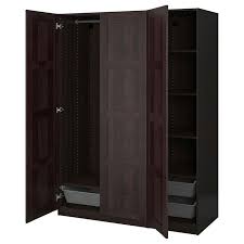 Garderober Med Gangjarnsdorrar Ikea I 2020 Ikea Pax Ikea Garderob Garderob