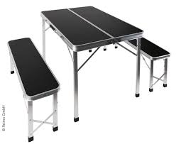 Tische mit bank beste preisvergleichsseite. Sitzgruppe Picknick Tisch Mit 2 Banken Camping Klapptisch Campingtisch Campingmobel Camping Shop Reimo Pan