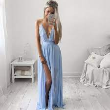 Simple Prom Dress Stylish Blue Long Prom Dresses 2016 Graduation Dresses Cheap Prom Dresses Prom Dresses Blue Prom Dresses Prom Dresses Long Blue