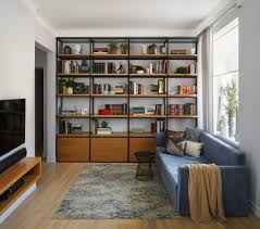 This industrial take on a grey and brown living room is taken straight from new york's loft apartments and brims with character. Blue And Brown Living Room Ideas Photos Houzz