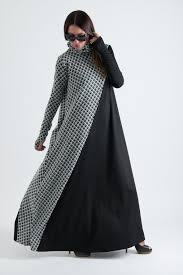 Black And White Turtleneck Long Maxi Dress Eugfashion
