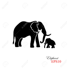 Descopera jucarii summer black friday pe elefant.ro la noi gasesti cele mai bune oferte pentru o gama variata de categorii de produse. Elefant Und Baby Elefanten Die Schwarze Silhouette Eines Elefanten Auf Einem Weissen Hintergrund Lizenzfrei Nutzbare Vektorgrafiken Clip Arts Illustrationen Image 61057994