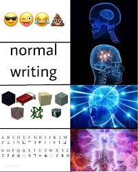 Minecraft's enchanting language does have an english translation, although the phrases used may surprise you. Enchantment Table Is Superior Form Of Language R Minecraftmemes Minecraft Enchantment Table Writing Know Your Meme