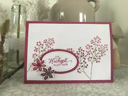 Stampin Up Bluten Des Augenblicks Zur Hochzeit Alles Gute Karte Hochzeit Blumenkarten Geburtstagskarte