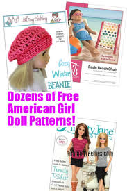 Applique, buttons, hood, long sleeve, motifs. Free American Doll Clothes Patterns Sewing For 18 Doll Clothes