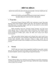 Antara senarai semak yang perlu difokuskan ialah seperti Contoh Kertas Kerja Program Sekolah Our Families Journey