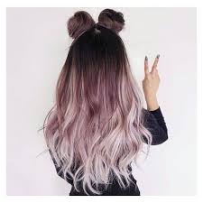 Pastel Pink Liked On Polyvore Featuring Hair And Hairstyles Ombre Hair Color Aesthetic Hair Hair Styles