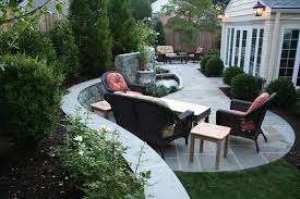 Explore elegant stone patio pavers, concrete driveway pavers, paver walkways, and hardscape paving stones. Flagstone Patio With Retaining Walls And Water Feature Contemporary Patio Dc Metro By Land Art Design Inc Houzz