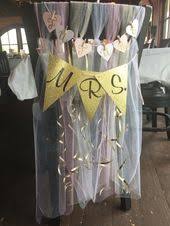 Absolutely Love This Bridal Shower Idea Decorate The Brides Chair With Your Own Hand Made B Bridal Shower Bride Chair Bridal Shower Chair Bridal Shower Rustic