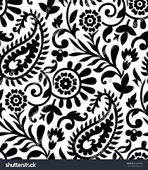 Black And White Paisley Background Seamless Paisley Black And White Pattern White Pattern Background Paisley Stencil Paisley Background