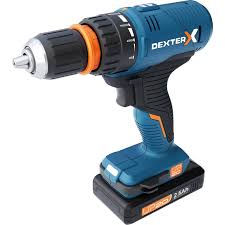 Perceuse Visseuse Dexter Up20 20v 1 Batterie 2 5 Ah Chargeur Leroy Merlin