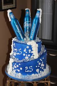 25th Birthday Ideas Boyfriend Birthday Cake For Him Bud Light Birthday Cakes From Isomalt This Was For A Second 25th Birthday Aka 50th Birthday Birthday Desserts 25th Birthday Cakes Beer Cake