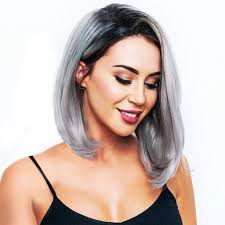 Bright colors on black hair. Discount Black Grey Ombre Short Hair Black Grey Ombre Short Hair 2020 On Sale At Dhgate Com
