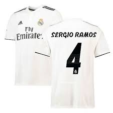 Real madrid home jersey 2018/19 with official sergio ramos 4 print. Adidas Real Madrid 2018 2019 Sergio Ramos 4 Home Soccer Jersey Brand New Ebay
