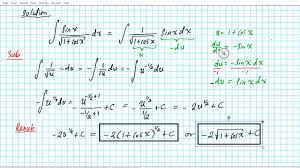Vtextba How To Evaluate Integrals The U Substitution Worksheet Understand Ap Calculus Calc Exam Youtube