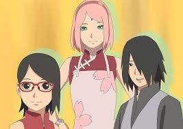 Uchiha sasuke) (/ˈsɑːskeɪ/) is a fictional character in the naruto manga and anime franchise created by masashi kishimoto. Anime Boruto Naruto Sakura Haruno Sarada Uchiha Sasuke Uchiha Digital Art By Tom N Jerry